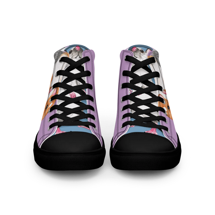 rat mischief High Top Canvas Shoes (womens) product image (7)