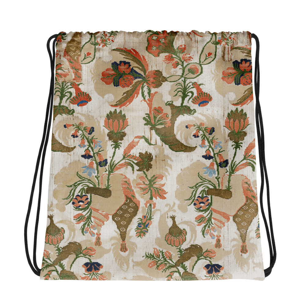 Symmetrical Floral. Drawstring Bag product image (1)