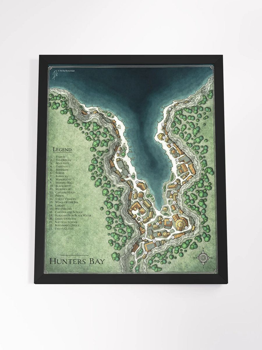 Hunters Bay Framed Poster 16'' x 20'' product image (4)