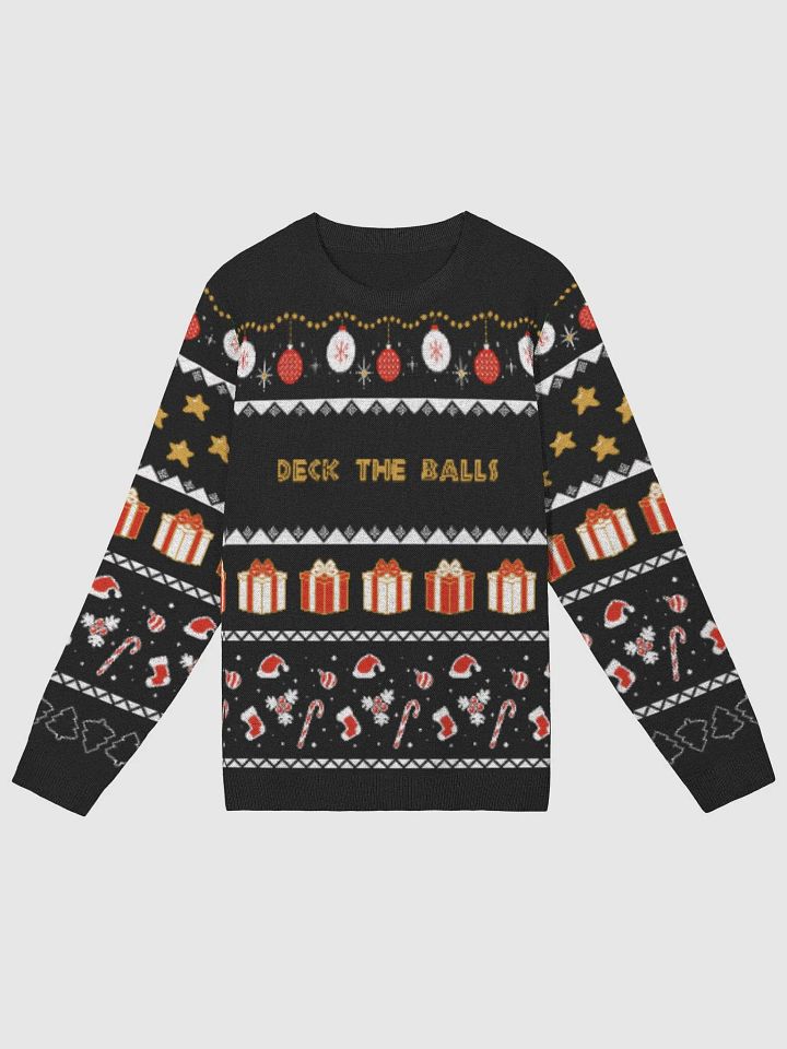 Iconic Exclusive Deck The Balls Knitted Christmas Jumper / Sweater product image (1)