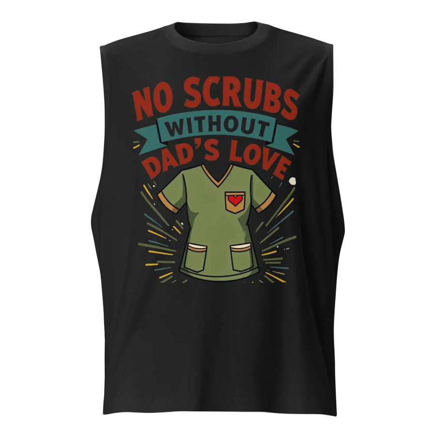 Dad's Love Medical Scrubs Muscle Tank product image (1)
