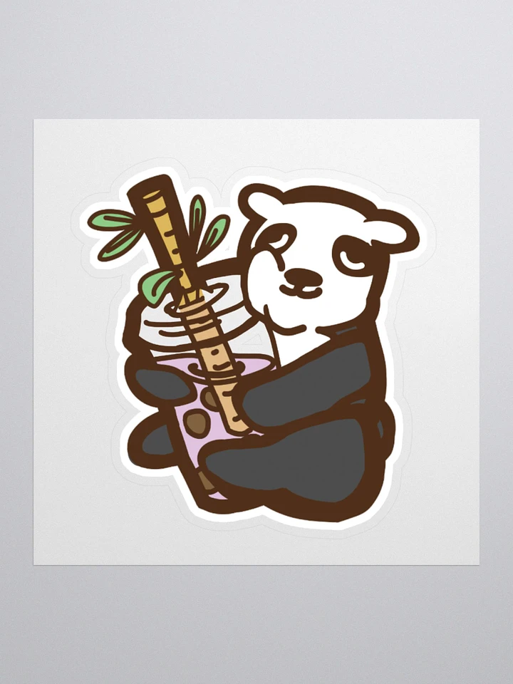 Boba Tea Panda Sticker product image (1)