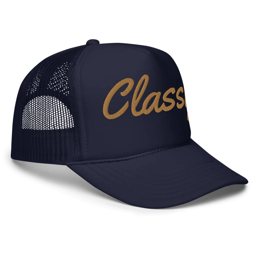 Classy 3D Embroidered Trucker Snapback product image (3)