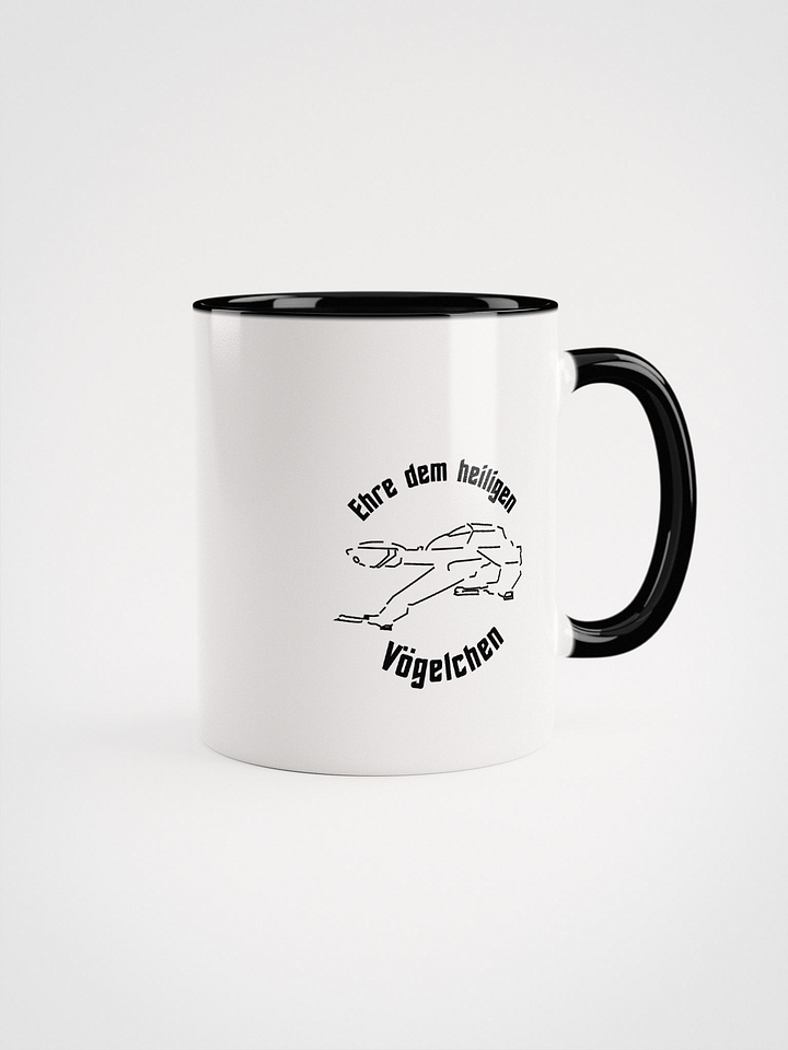 Ehre dem Vögelchen - Tasse zweifarbig product image (1)