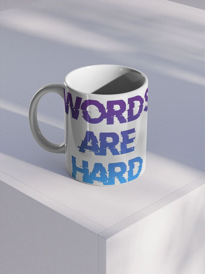 Words Are Hard Mug product image (1)