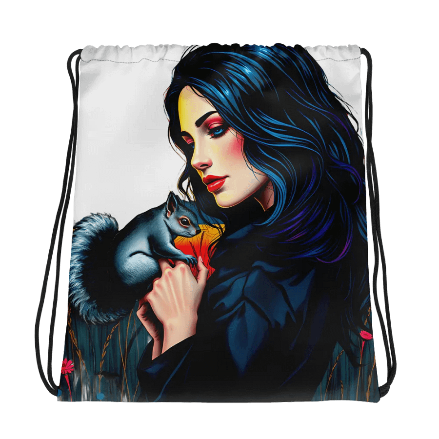 Vivid Nature All-Over Drawstring Bag product image (1)