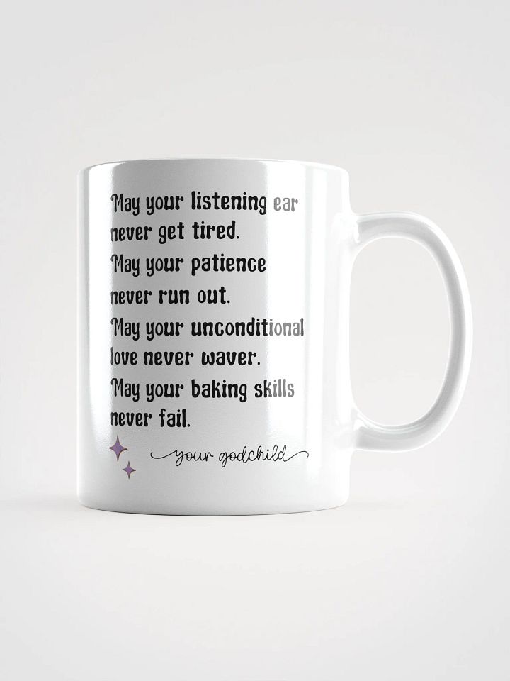Godmother birthday gift from a godchild - Retro groovy floral bouquet coffee mug product image (2)
