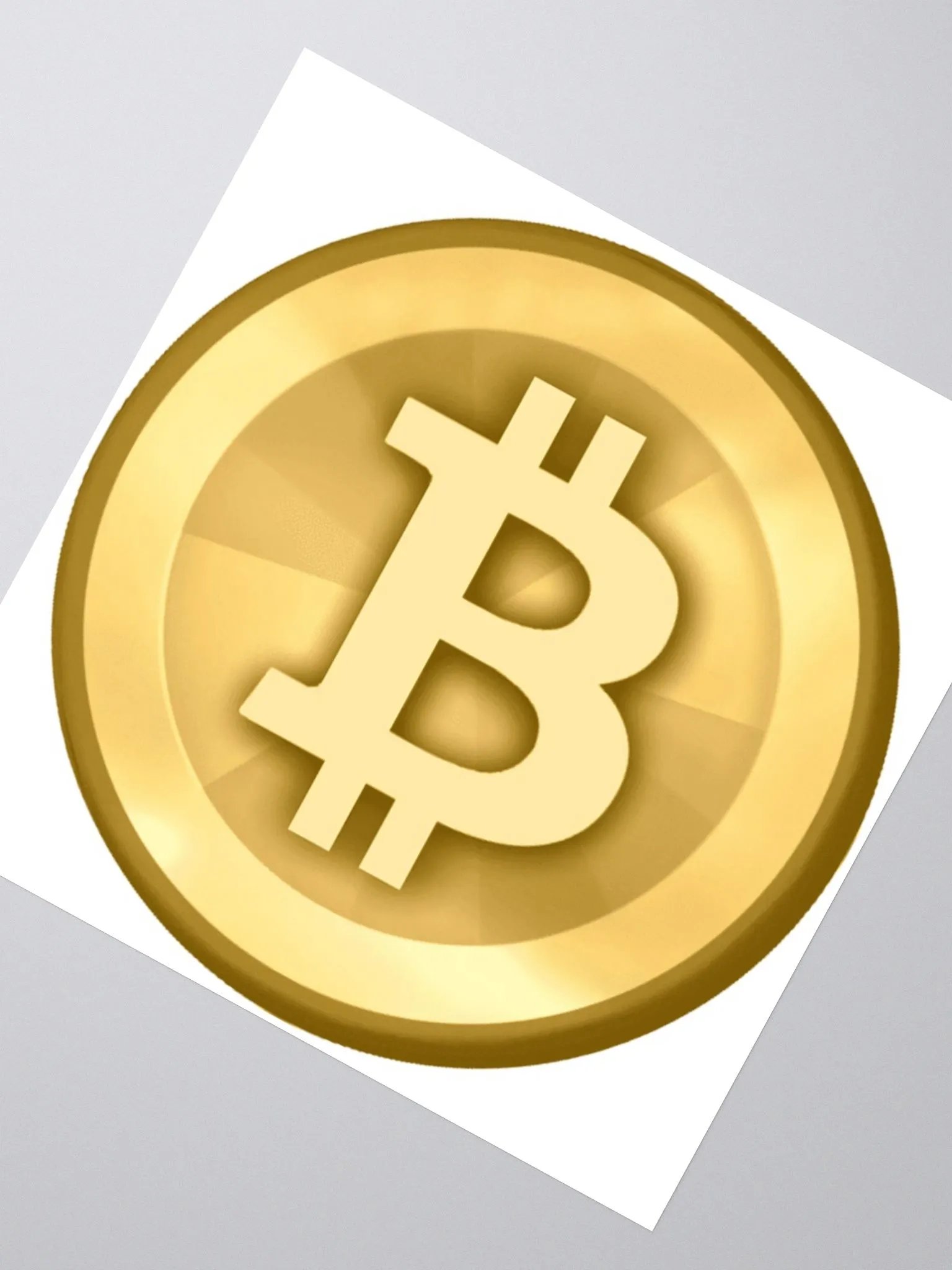 Original Bitcoin Logo Sticker product image (2)
