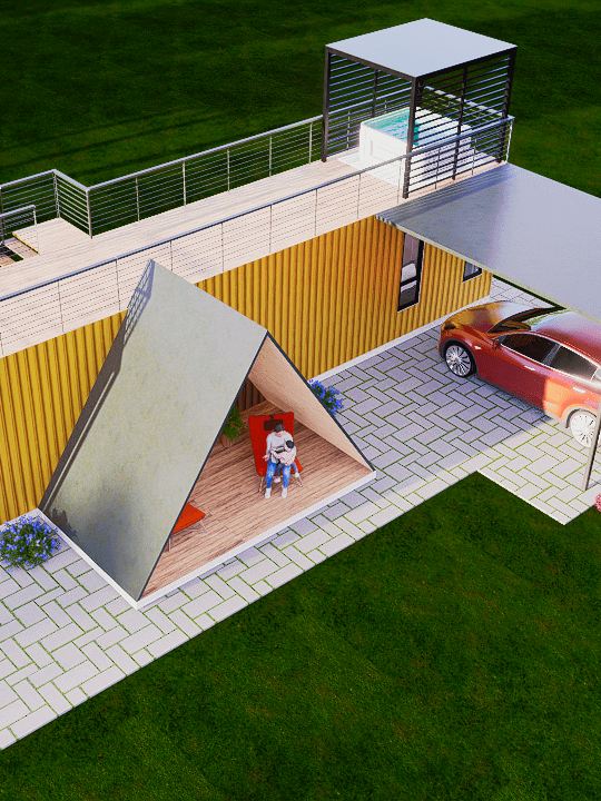40ft CONTAINER 1BHK HOUSE product image (2)