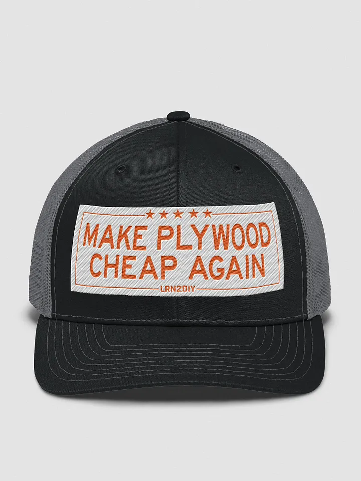 Make Plywood Cheap Again Mesh Trucker Hat product image (4)