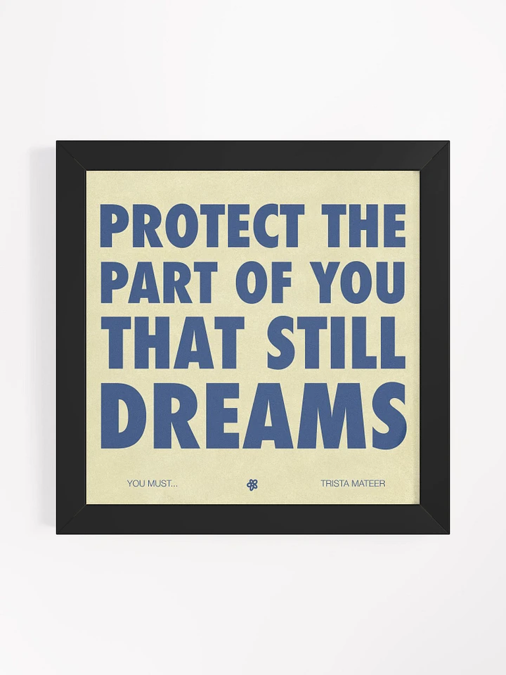 You Must 1 - Framed Art Print product image (1)