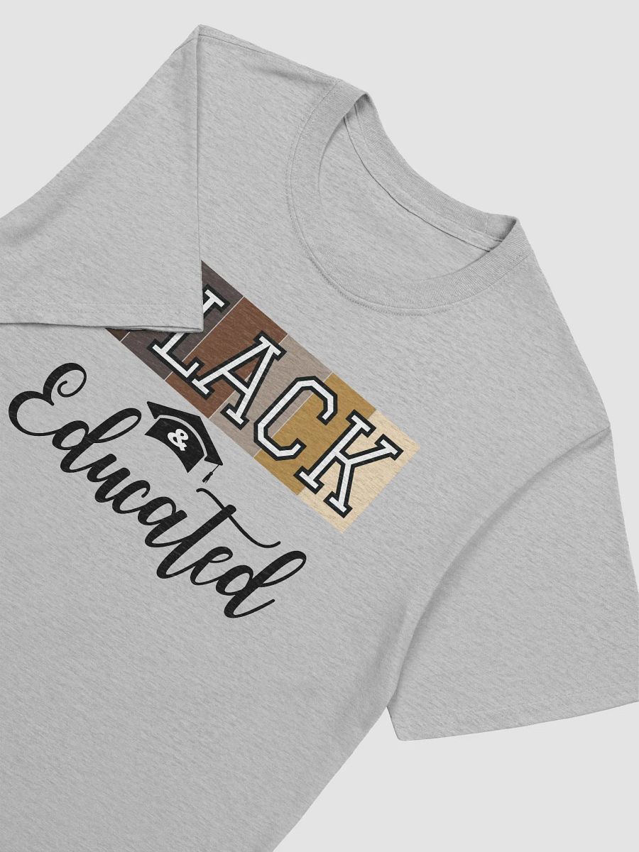 Black & Educated Design Premium Ring-Spun Cotton T-Shirt product image (3)