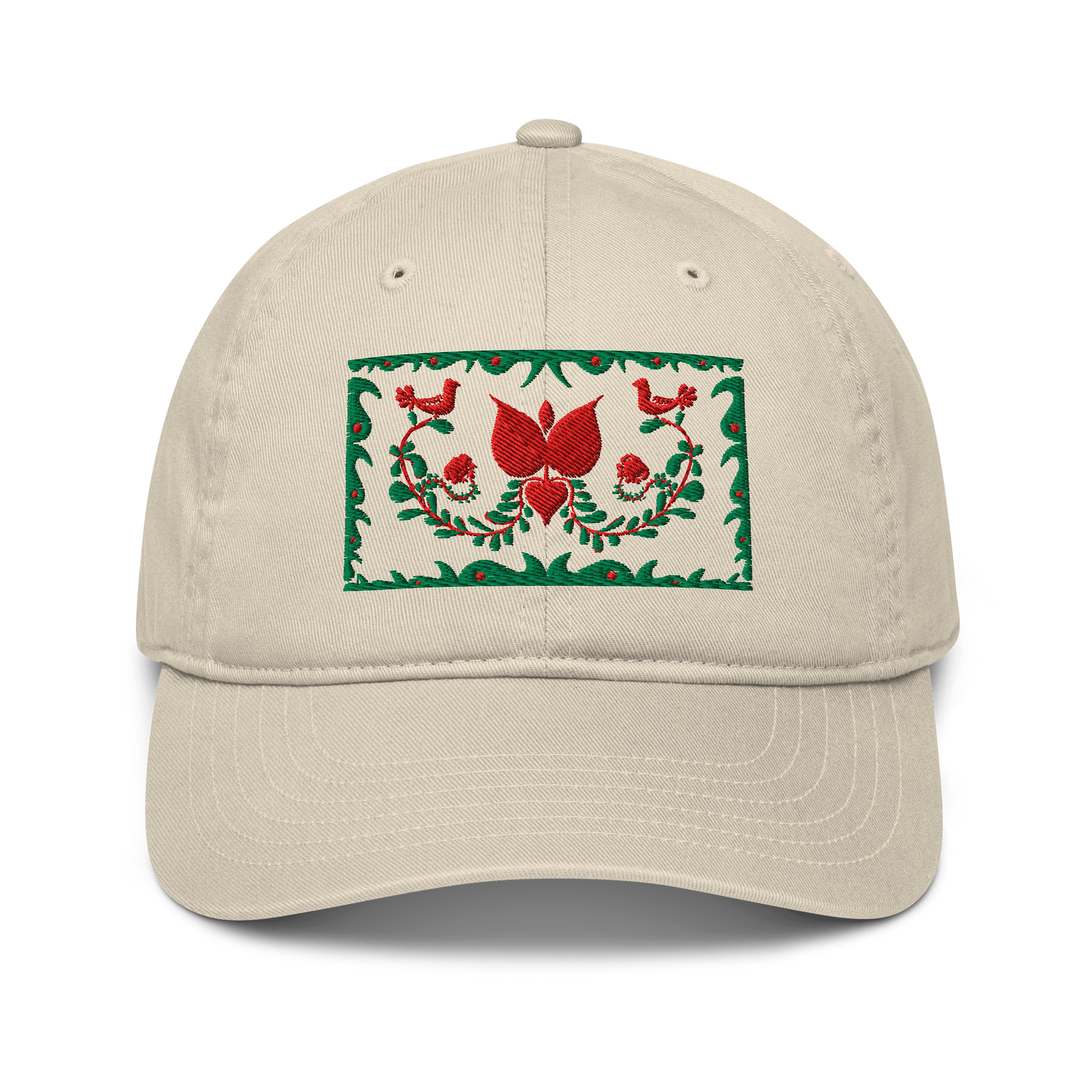 Hungarian Folk Art Blossom Organic Dad Hat product image (1)