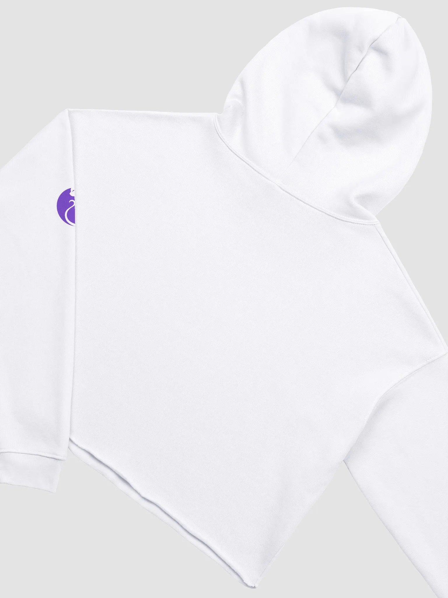 KawaiiKitten Essential Super White Crop Hoodie product image (32)