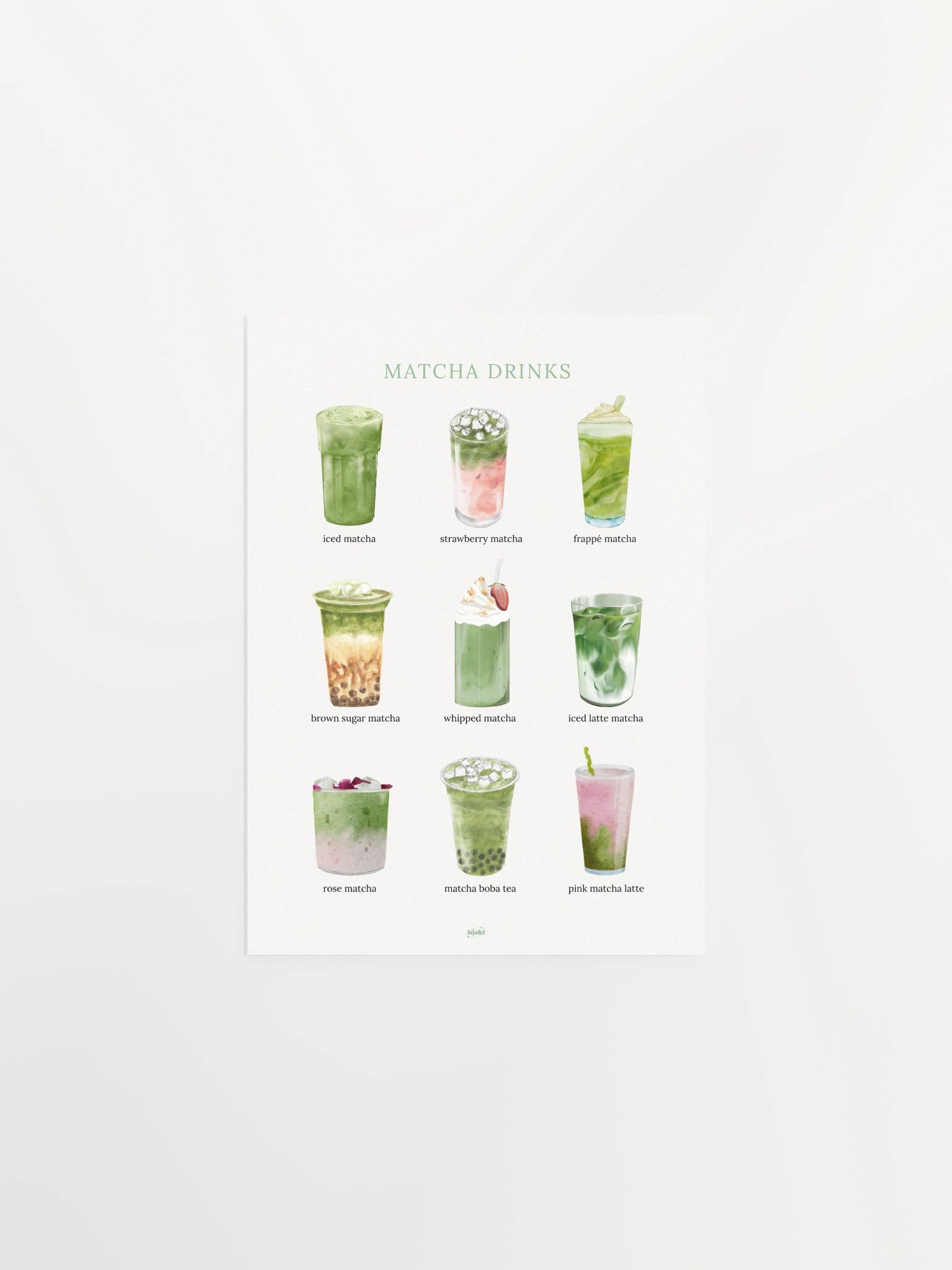 Matcha Drinks Watercolor product image (5)