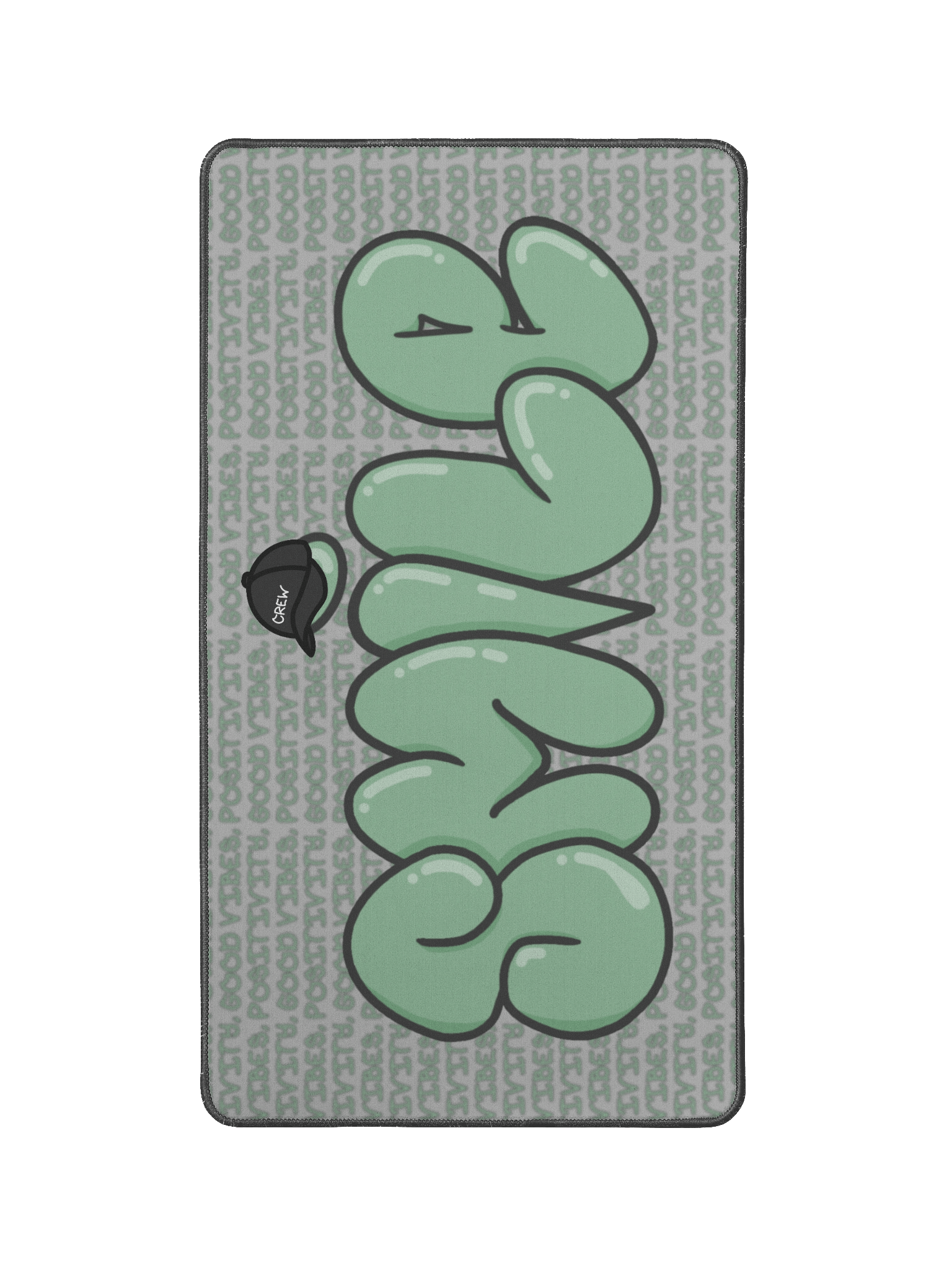 Dill's Smile Line Desk Mat 12" x 22" product image (1)