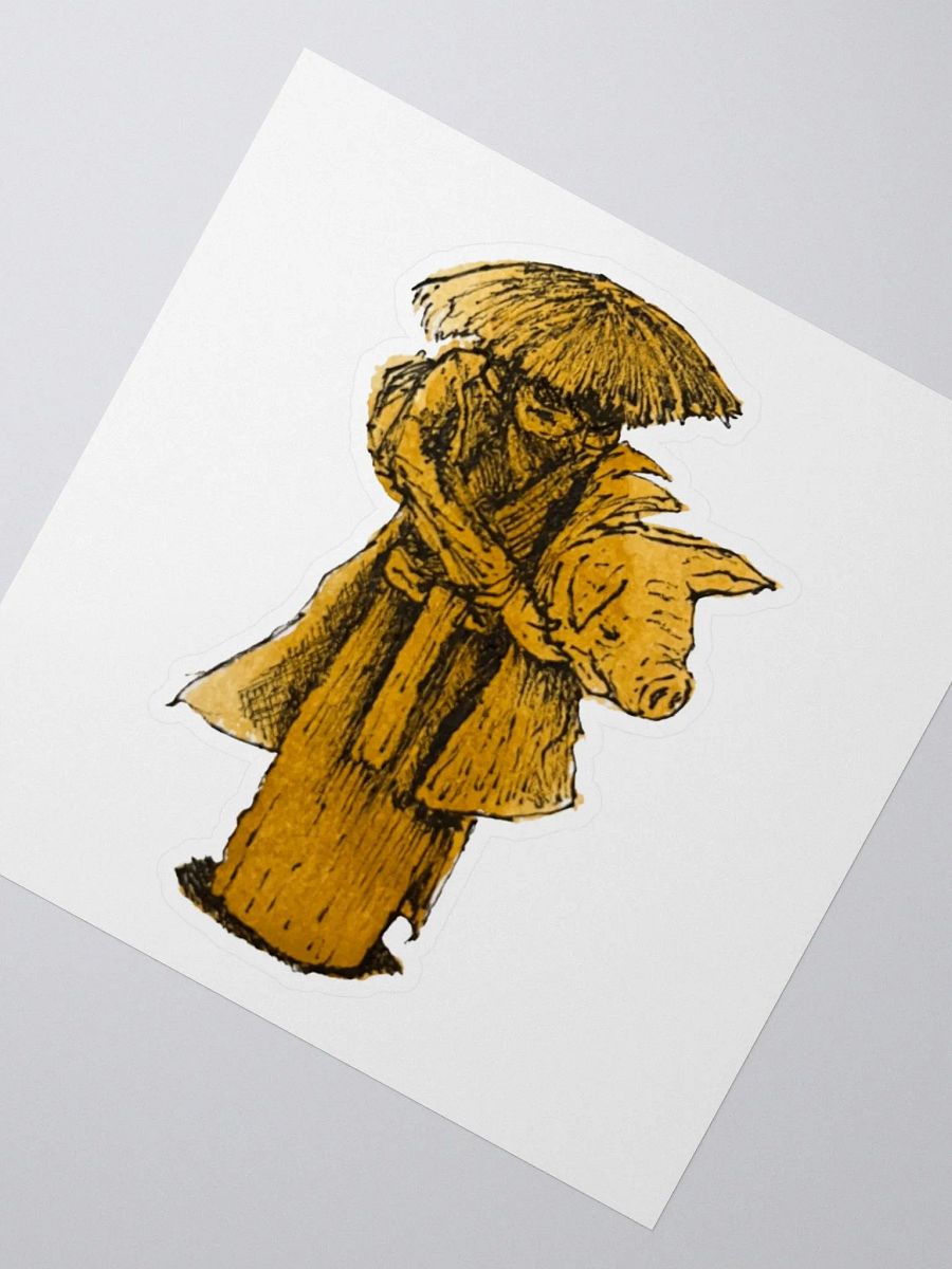 Watercolour Blobs Sticker- Yellow Ochre product image (2)