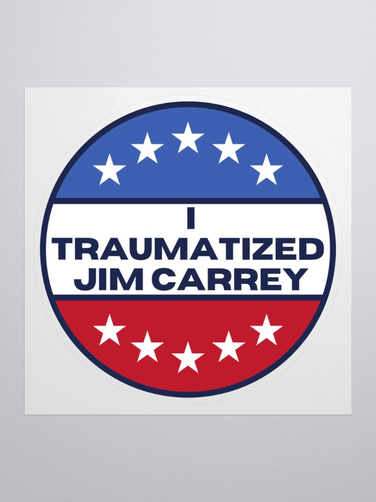 I Traumatized Jim Carrey Sticker product image (1)