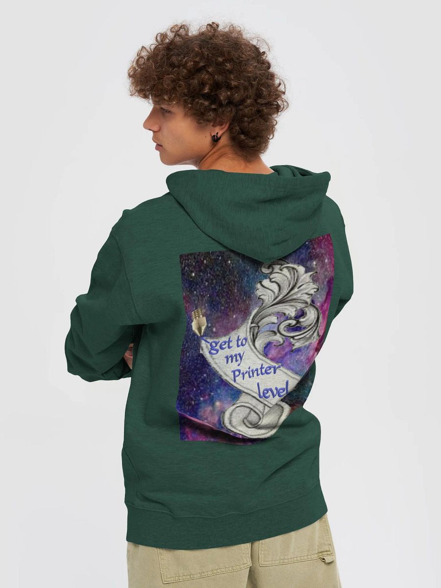 get to my Printer level , Herren Kapuzenpullover mit Reißverschluss product image (23)