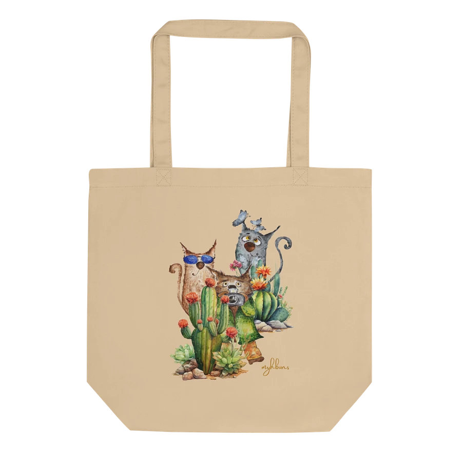 Desert Bloom: A Tale of Resilience Eco Tote Bag (Small) product image (2)