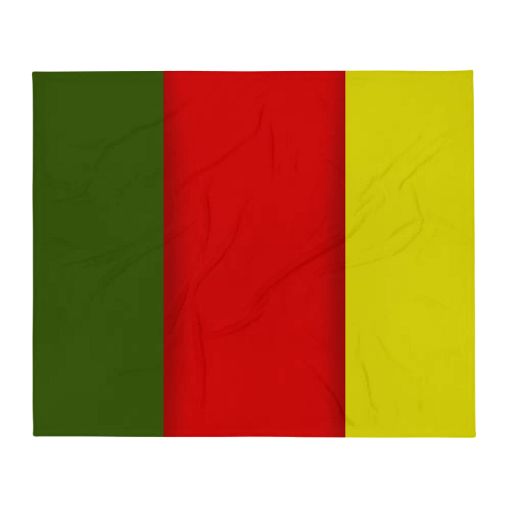 Greed Red Yellow Pattern Throw Blanket product image (2)