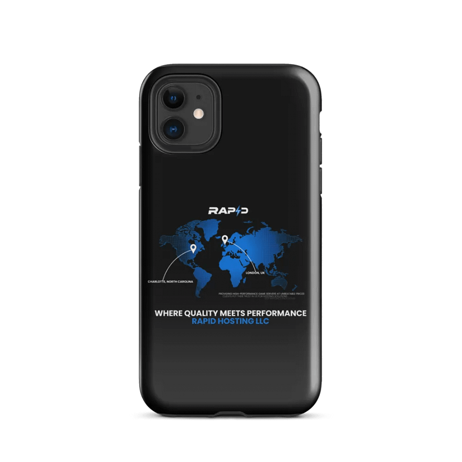 Rapid Hosting World Map iPhone® Tough Case product image (39)