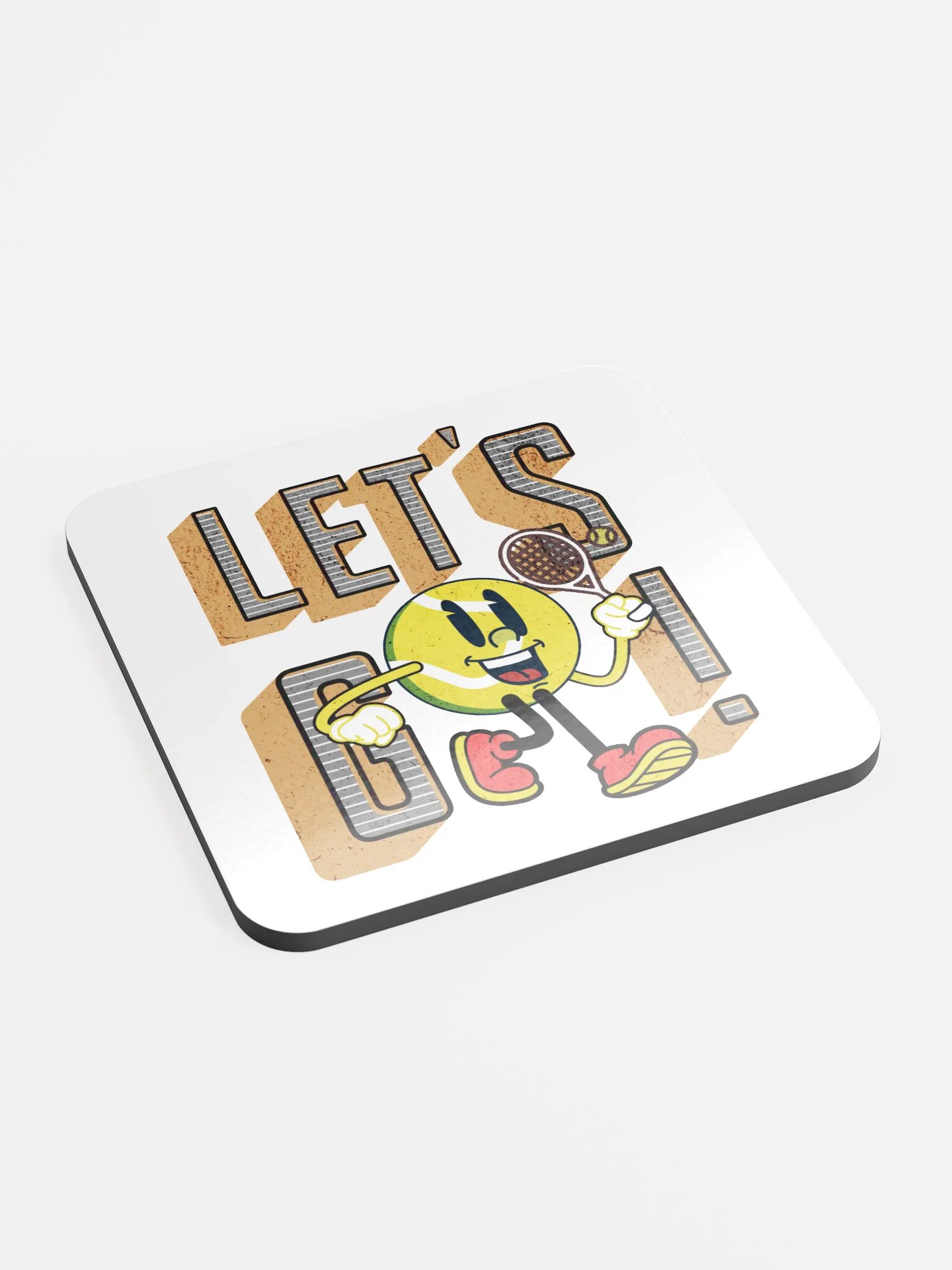 Lets Go Mascot Tennis Ball Coaster Set product image (3)