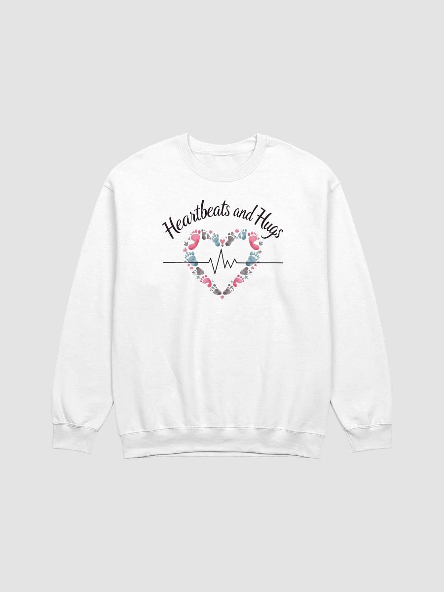 Ekg, Heartbeat and Hug Crewneck Sweatshirt product image (6)