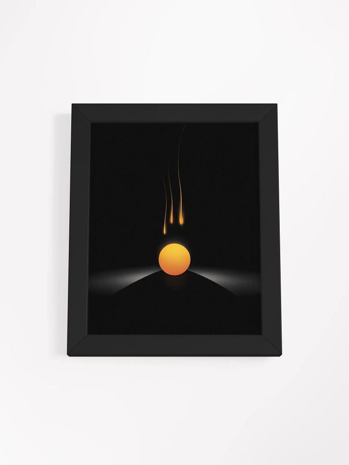 Falling Stars Framed Print | Minimalist Night Sky Wall Art product image (1)