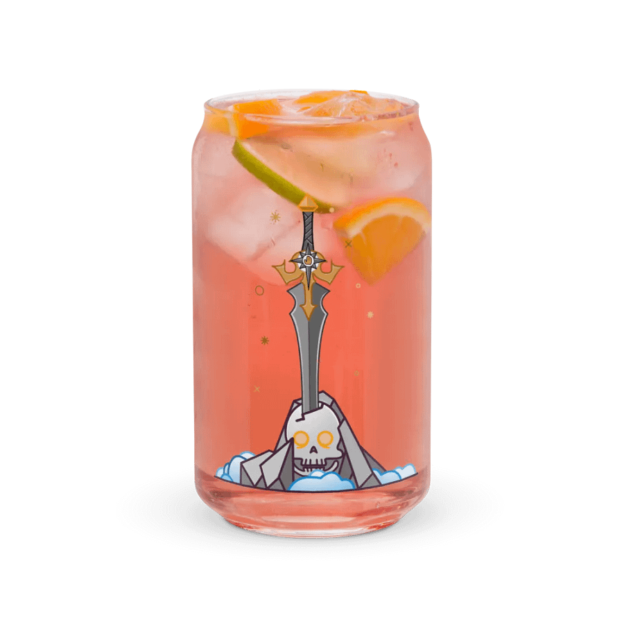 Sword in the Skull - Argent Variation - Can Glass product image (7)