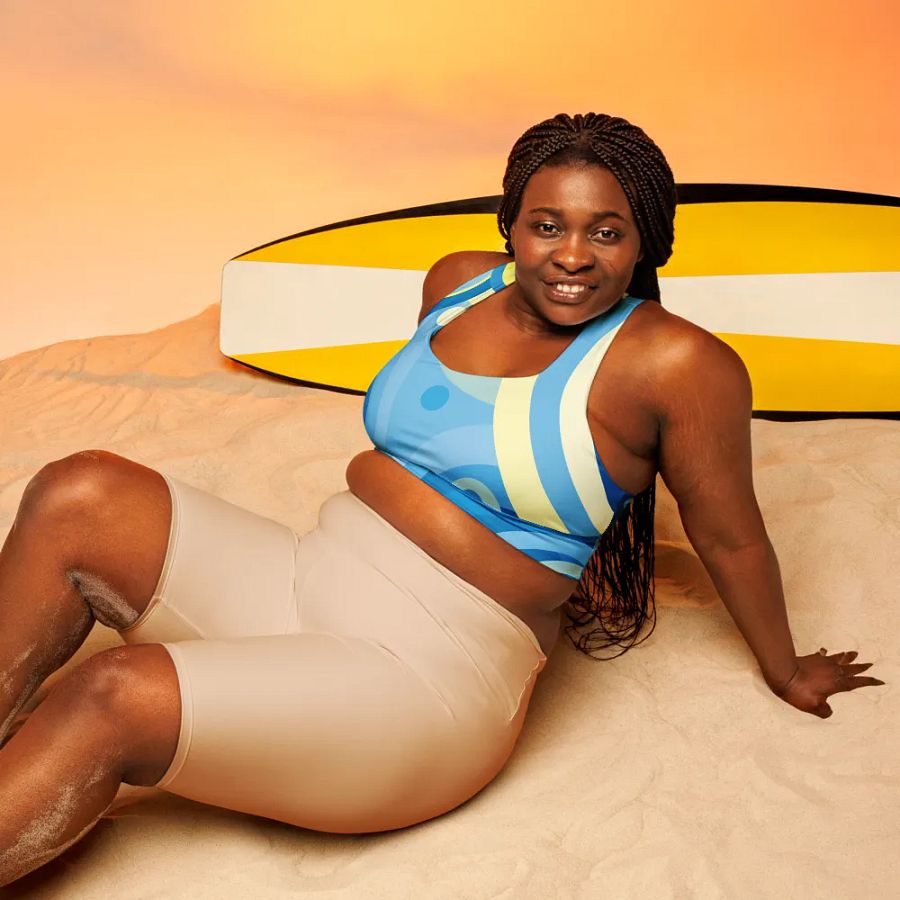 Ripple Effect All-Over Sports Bra product image (6)
