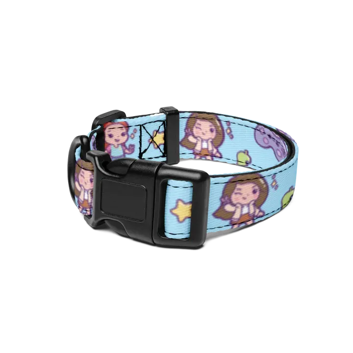 Alex & Tely Pattern Pet Collar - Blue product image (2)