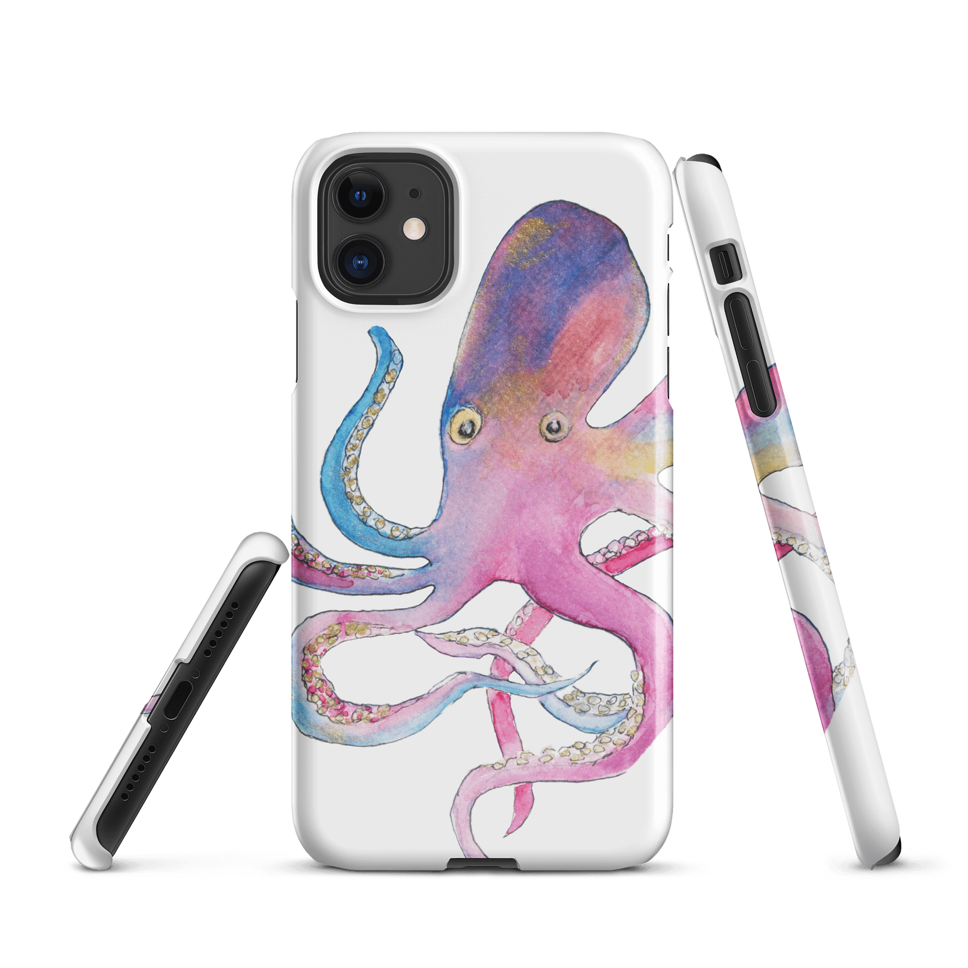 Rainbow Octopus iPhone Snap Case product image (1)