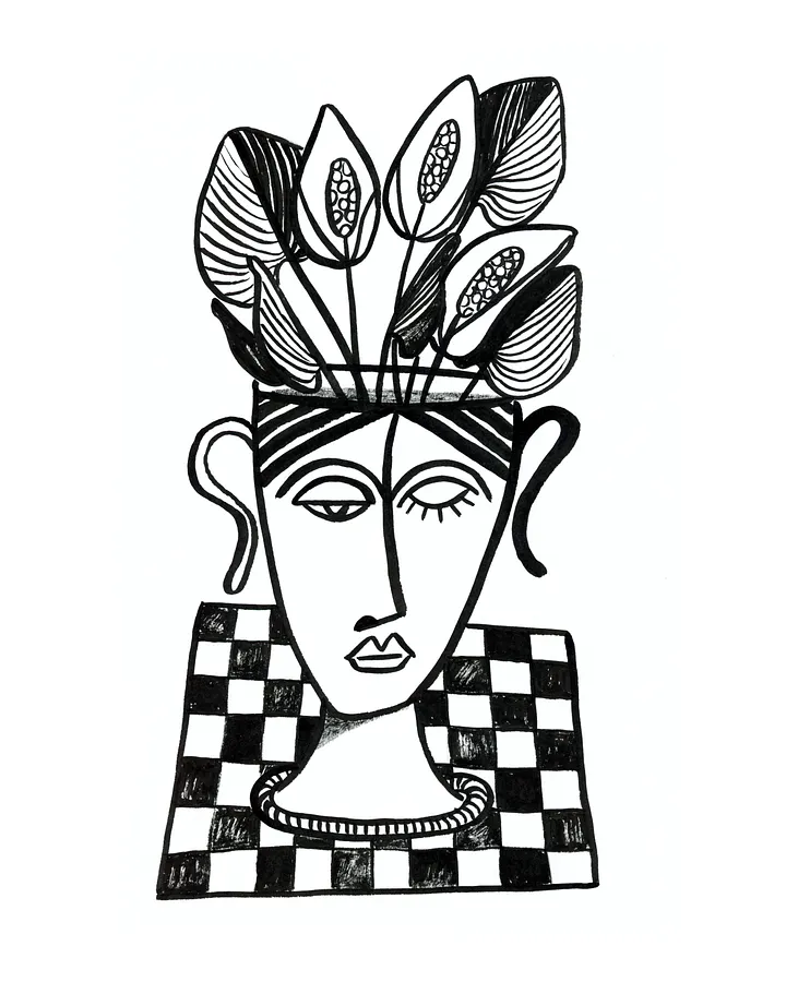 Ella and calla lilies - Giclée Fine Art Print product image (4)