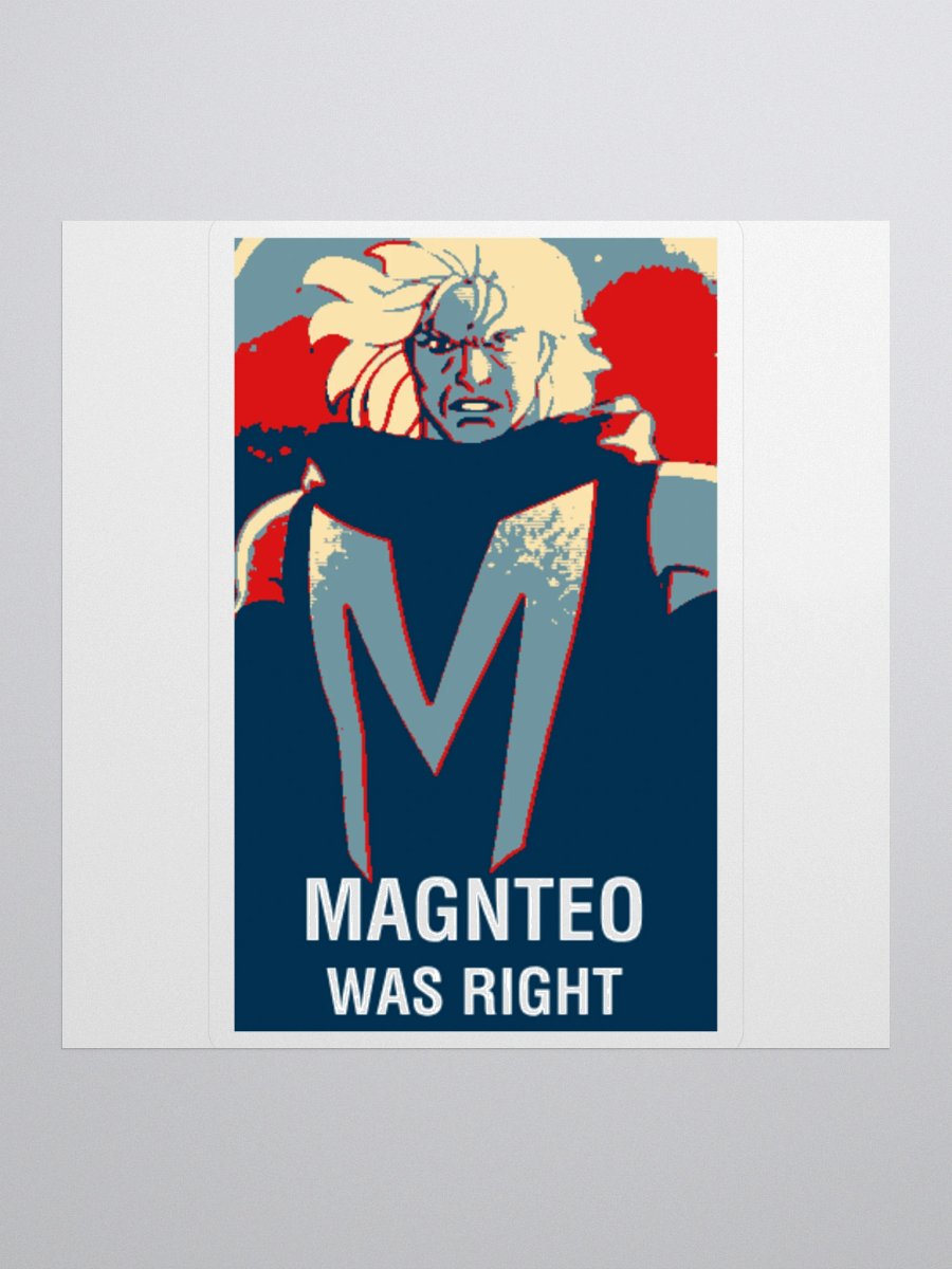 Magneto Was Right Stickers product image (1)