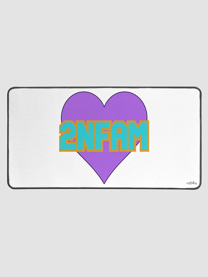 2NFAM Heart Desk Mat (White) product image (1)