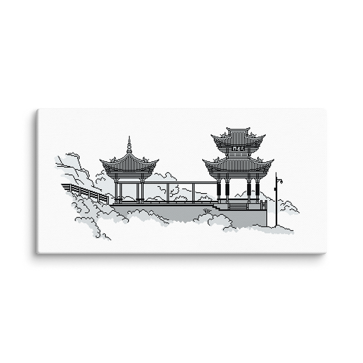 Dragon Gate Temple Canvas product image (1)