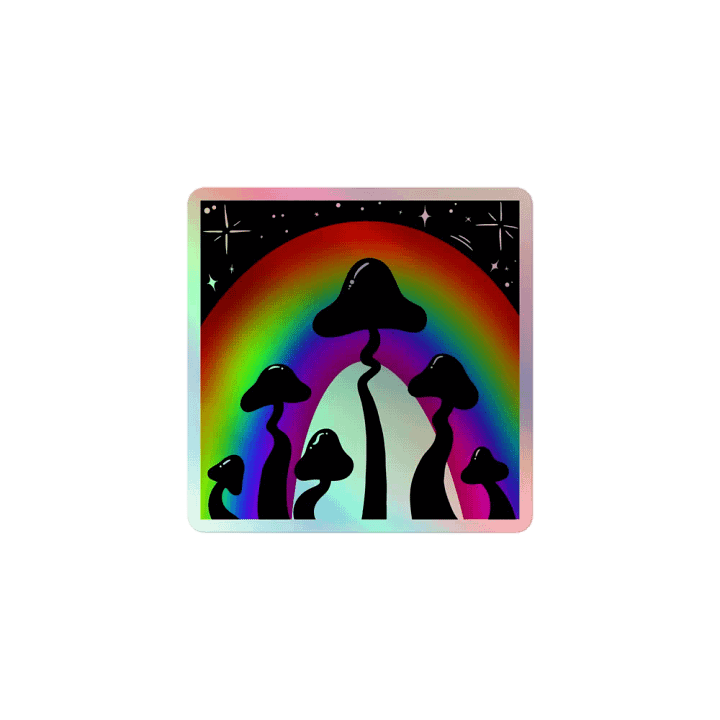 Rainbow Mushroom Sticker product image (1)