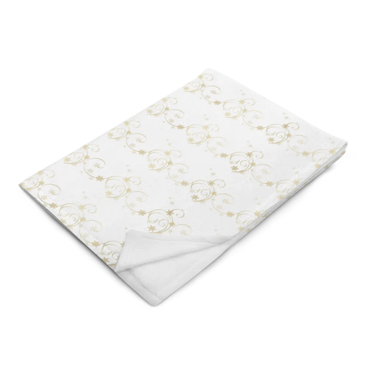 Golden Snowflakes Blanket product image (2)