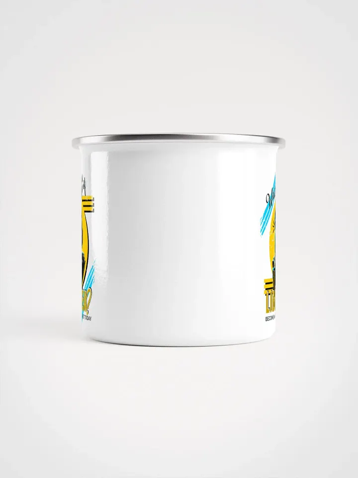 Helldivers 2 Enamel Camp Mug | What About a Cup of Liber-Tea? Retro Military Design product image (2)