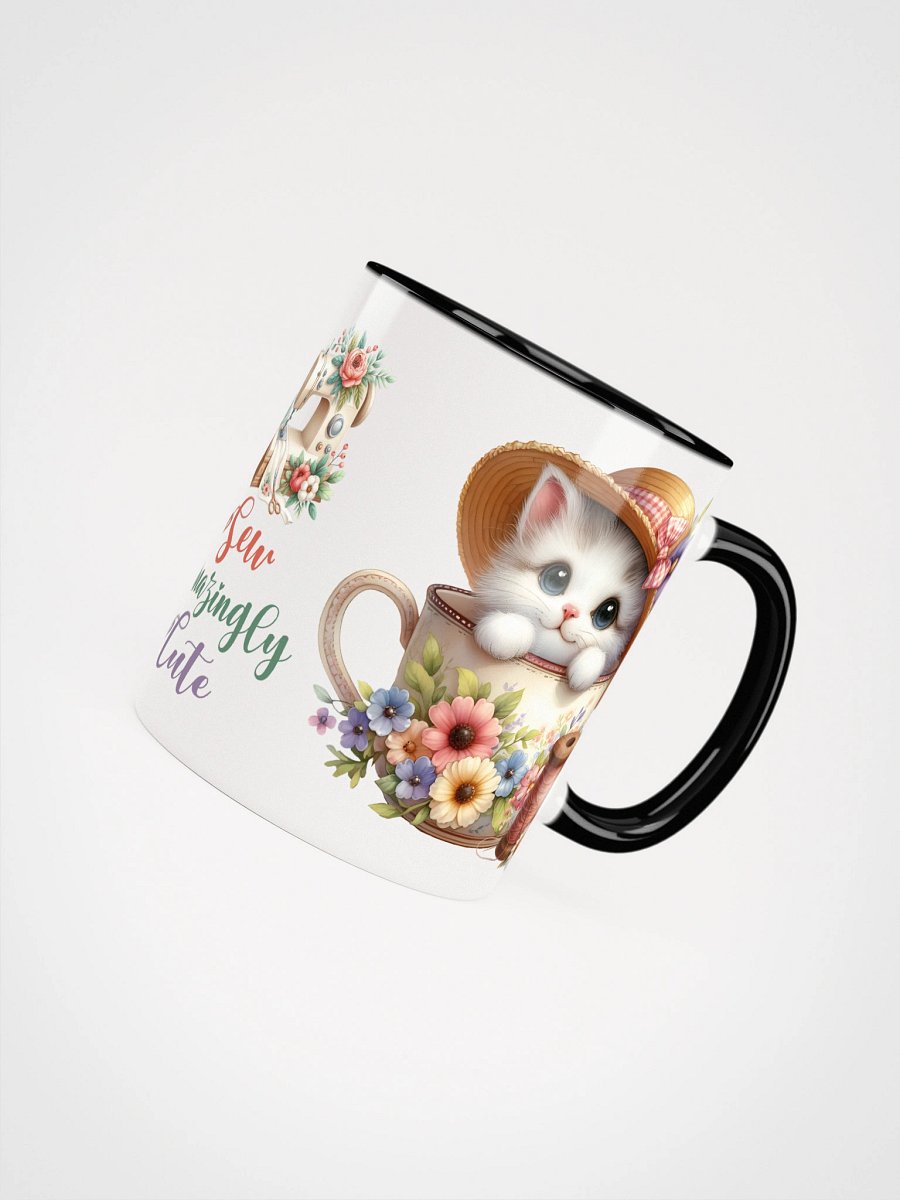 Sew Amazingly Cute Kitten Teacup Mug product image (5)