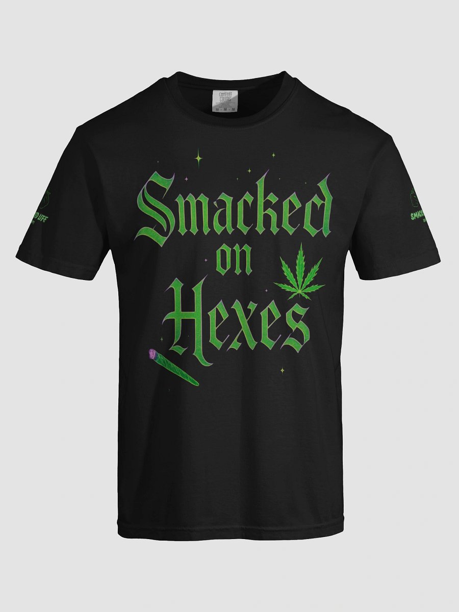 “Smacked on Hexes” Unisex Stoner Witch Tee – Fall/Halloween Drop product image (38)