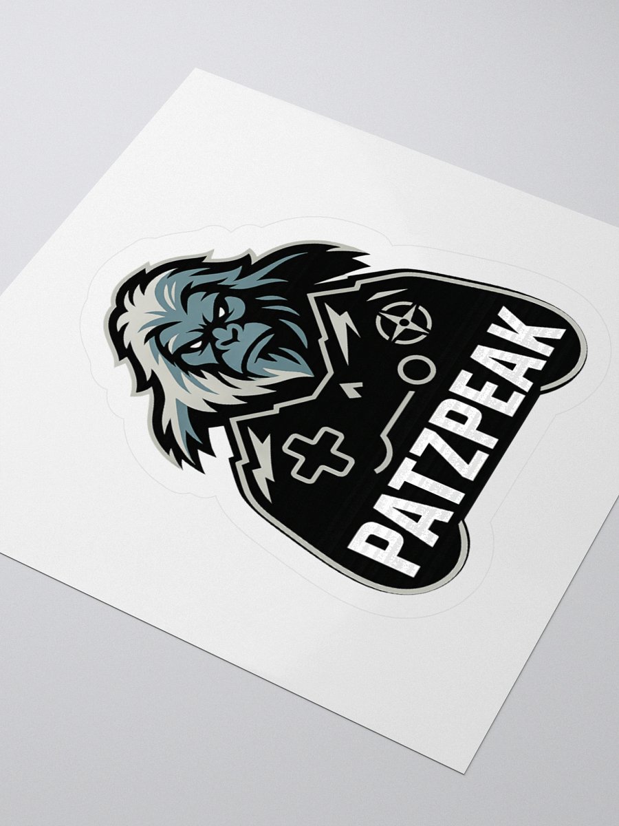 PatzPeak Gaming Gorilla Kiss Cut Stickers product image (9)