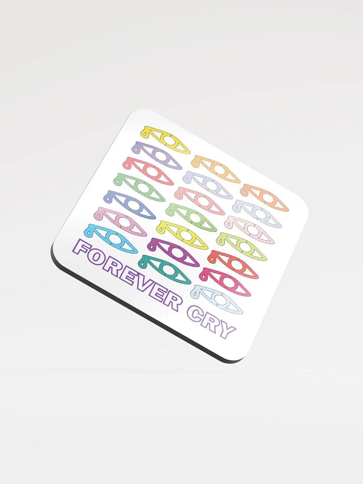 Forever Cry - Multi-Colour - Glossed Cork Coaster product image (2)
