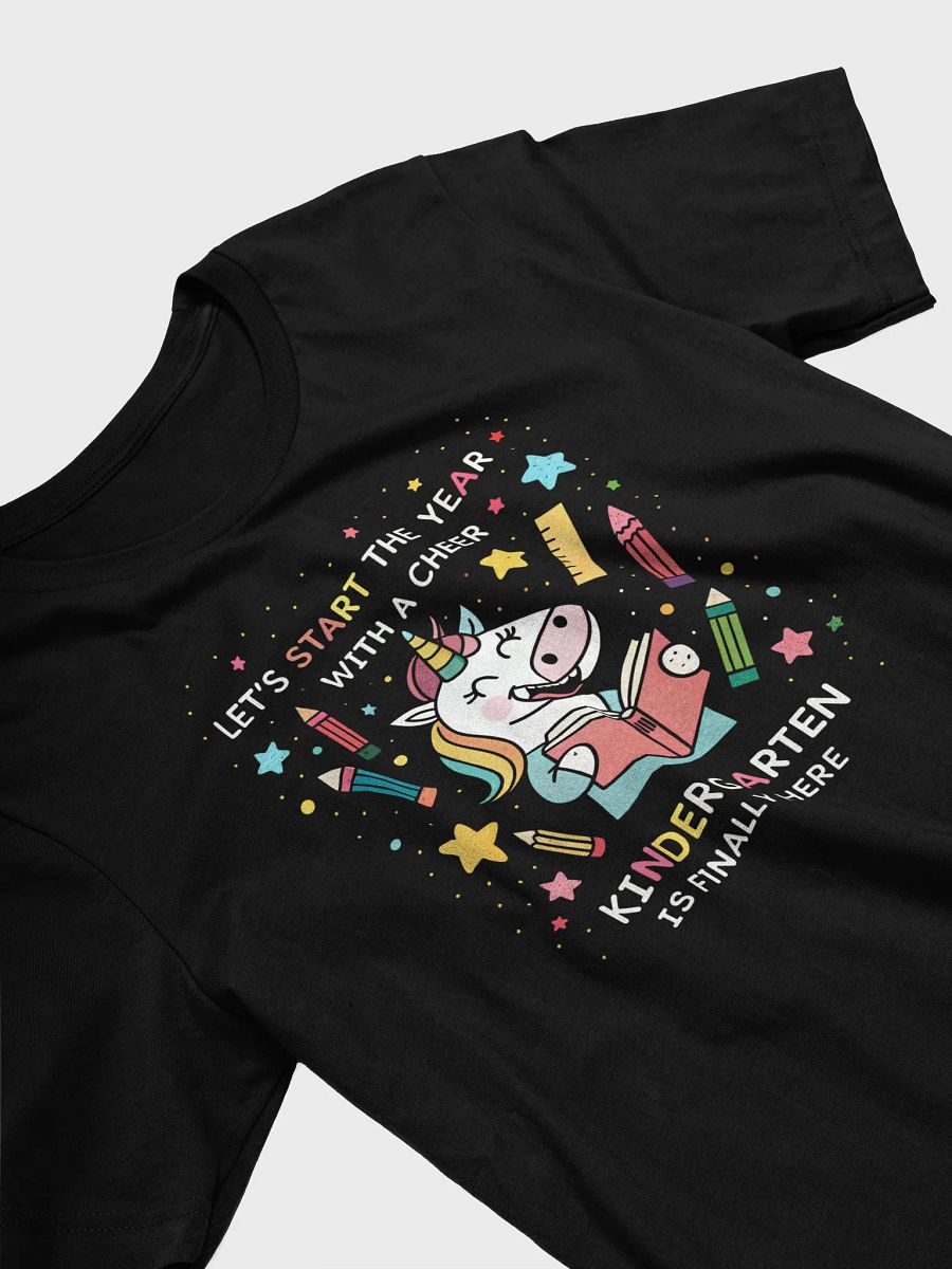 Unicorn Kindergarten T-Shirt – Cute Girls Back to School Shirt for First Day of School, Kindergarten Outfit product image (3)