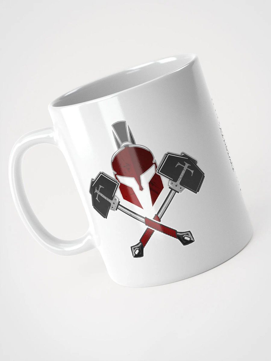 White Mug: Helmet-Logo product image (3)