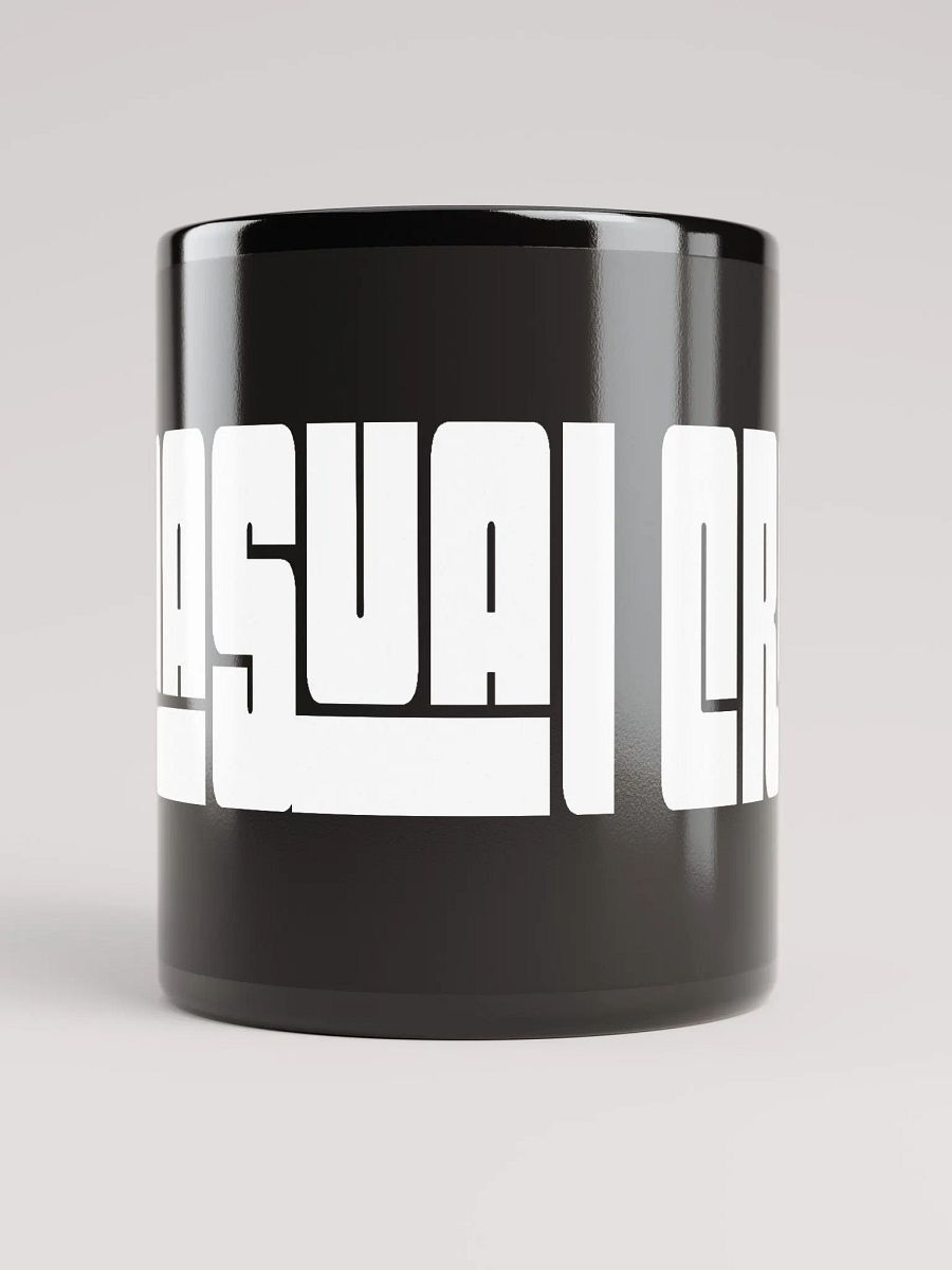 Glossy Black Canvas Mug product image (5)