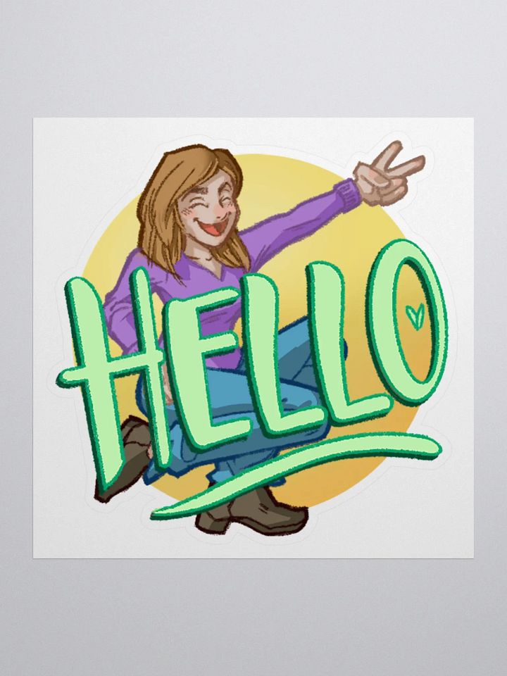 Hello Emote Sticker product image (1)