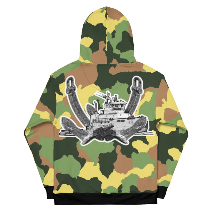 1 Green Camouflage Twin Anchor Titan tug Hoodie product image (1)