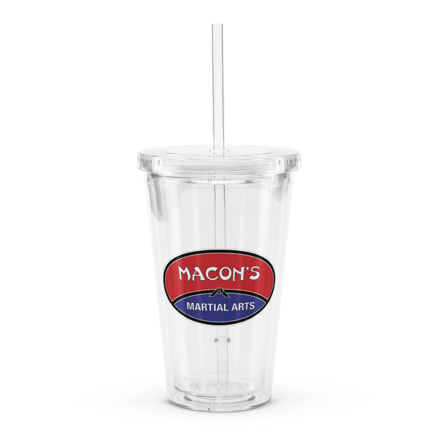 Double Wall Clear Plastic Tumbler (16 oz) product image (1)